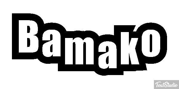 Bamako Text effect