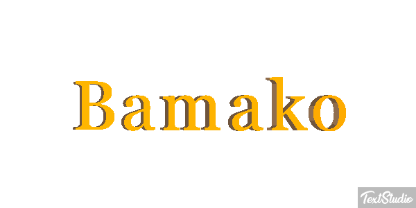 Bamako Text effect
