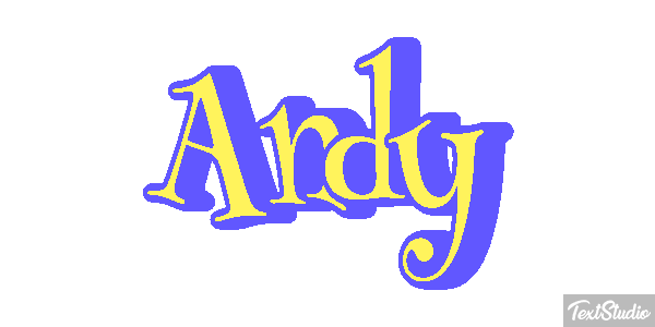 Andy Effet de texte