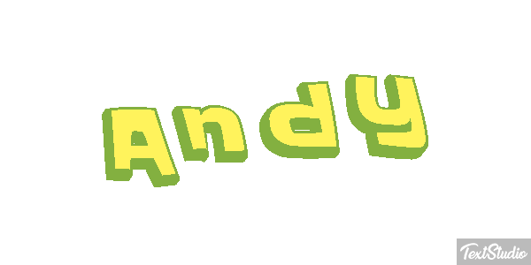 Andy Effet de texte