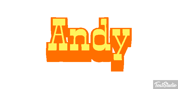 Andy Effet de texte