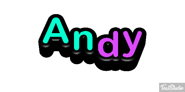 Andy Effet de texte
