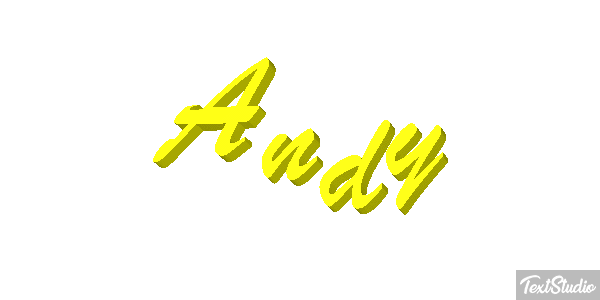 Andy Effet de texte