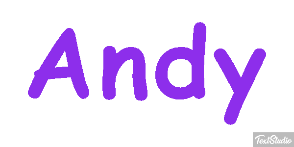 Andy Effet de texte