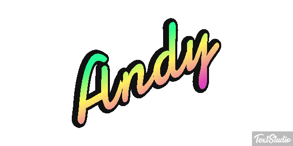 Andy Effet de texte