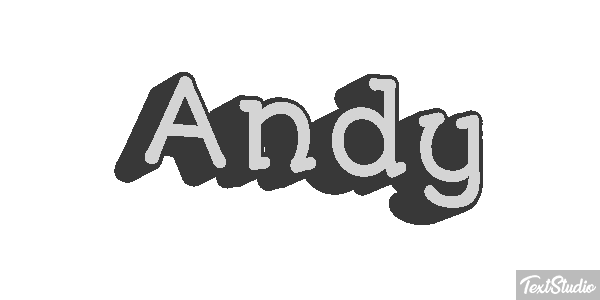 Andy Effet de texte