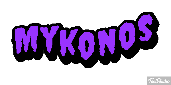 Mykonos Effetto testo