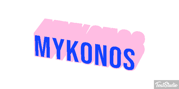 Mykonos Effetto testo
