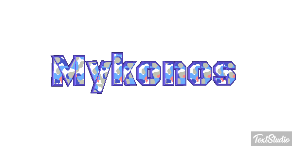 Mykonos Effetto testo