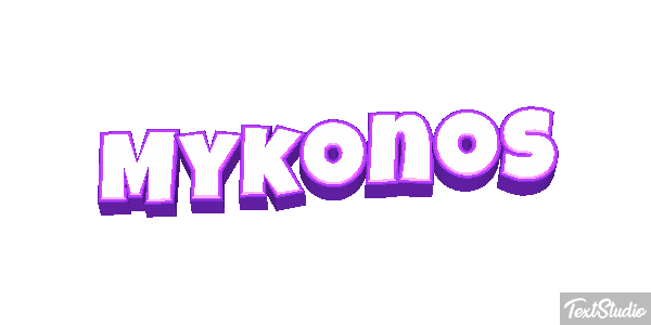 Mykonos Effetto testo