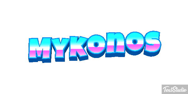 Mykonos Effetto testo