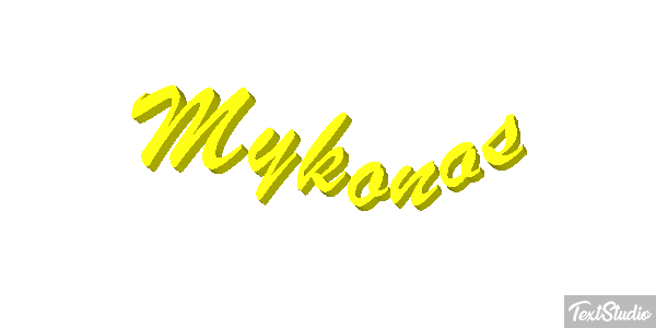 Mykonos Effetto testo