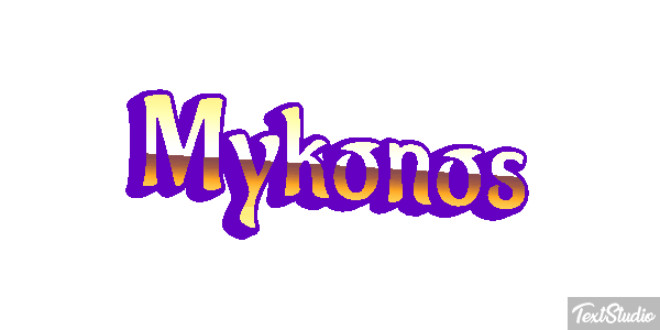 Mykonos Effetto testo