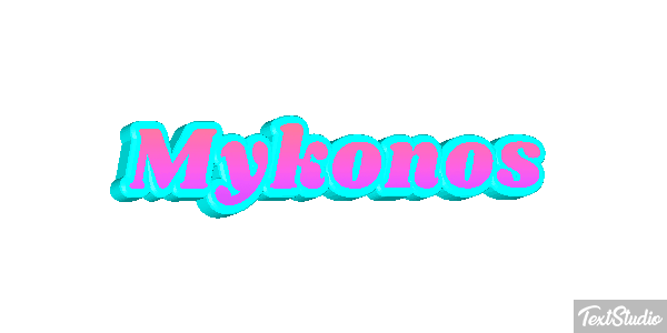 Mykonos Effetto testo