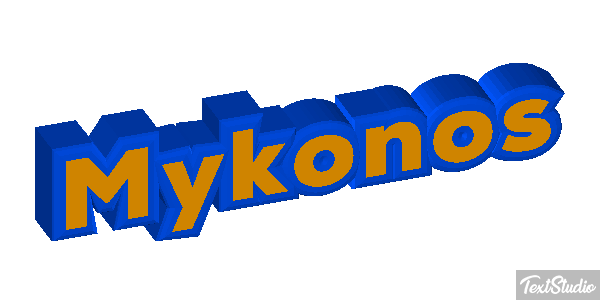 Mykonos Effetto testo