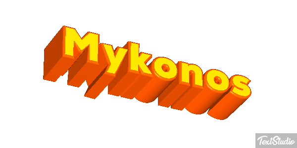 Mykonos Effetto testo