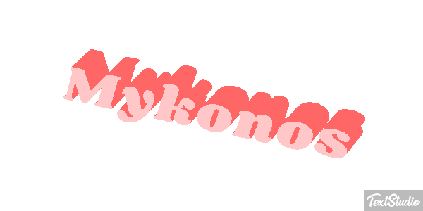 Mykonos Effetto testo