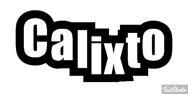 Calixto Efecto de texto