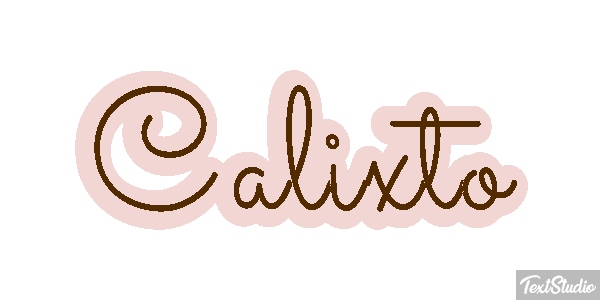 Calixto Efecto de texto