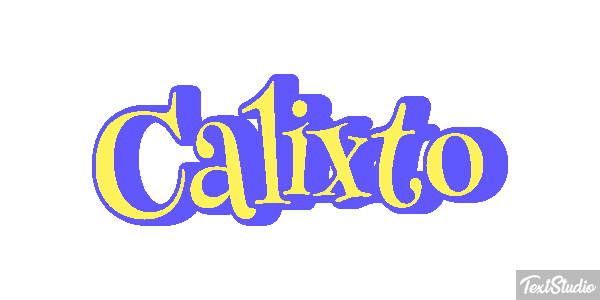 Calixto Efecto de texto