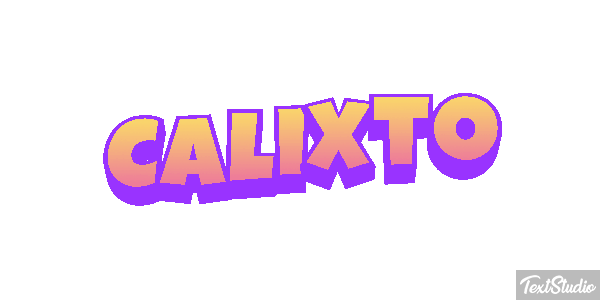 Calixto Efecto de texto