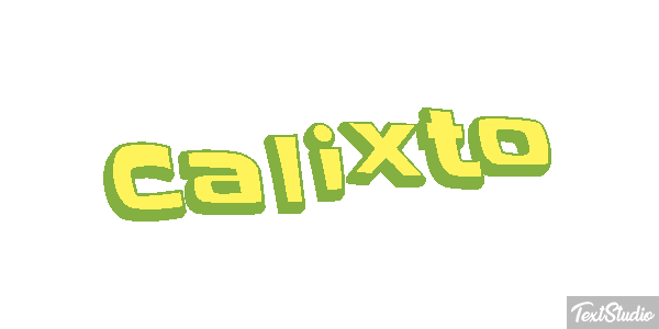 Calixto Efecto de texto