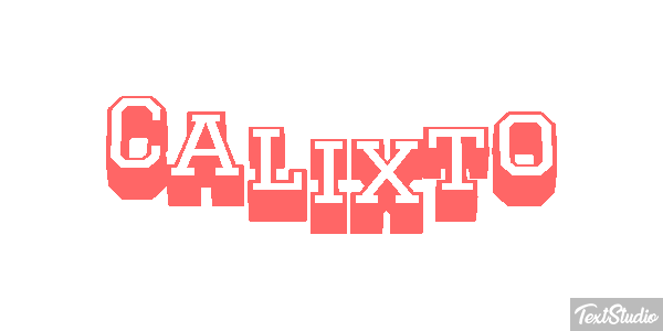 Calixto Efecto de texto