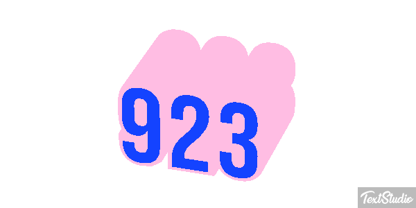 923 Metin efekti