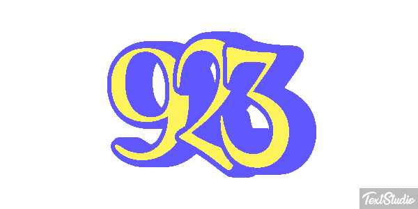 923 Metin efekti