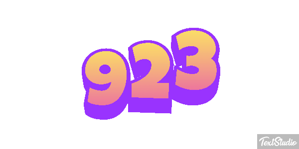 923 Metin efekti