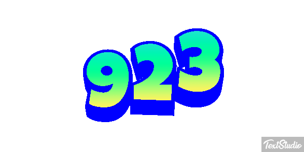 923 Metin efekti