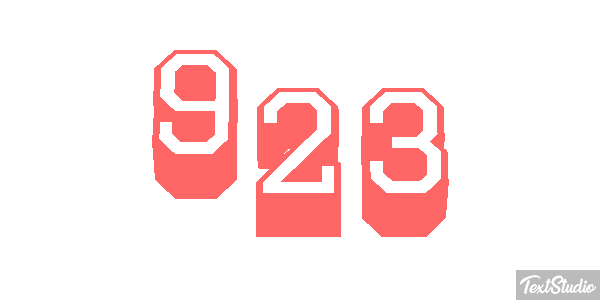 923 Metin efekti