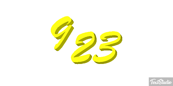 923 Metin efekti