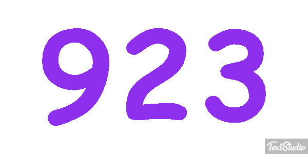 923 Metin efekti