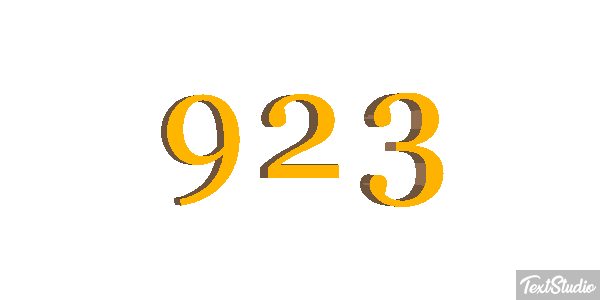 923 Metin efekti