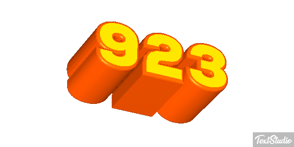 923 Metin efekti