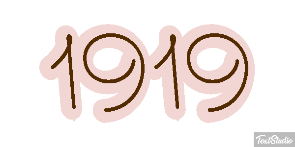 1919 Efeito do texto