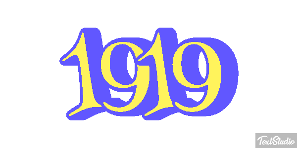 1919 Efeito do texto