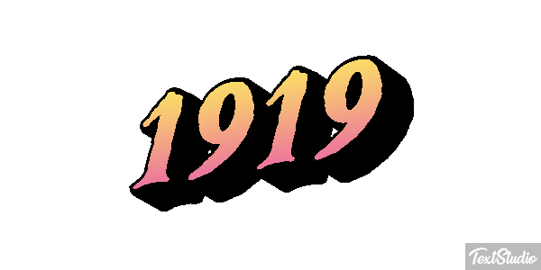 1919 Efeito do texto