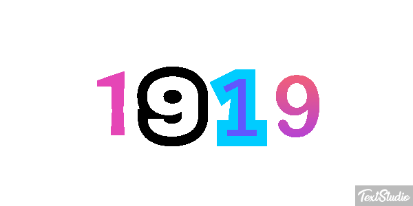 1919 Efeito do texto