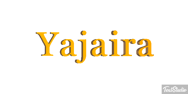 Yajaira Text effect