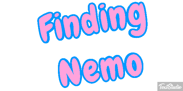 Finding Nemo Metin efekti