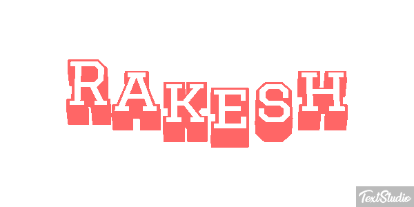 Rakesh Effet de texte