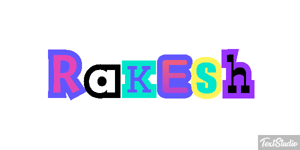Rakesh Effet de texte