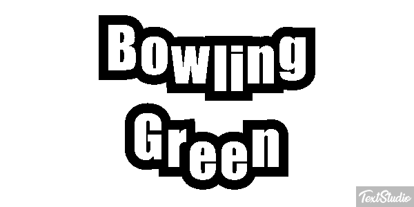 Bowling Green Effetto testo