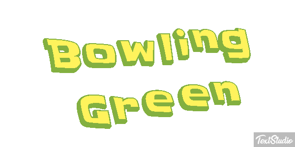 Bowling Green Effetto testo