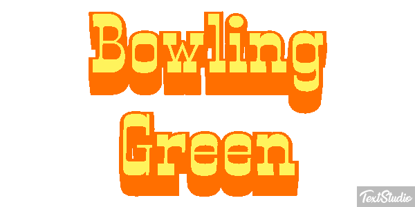 Bowling Green Effetto testo