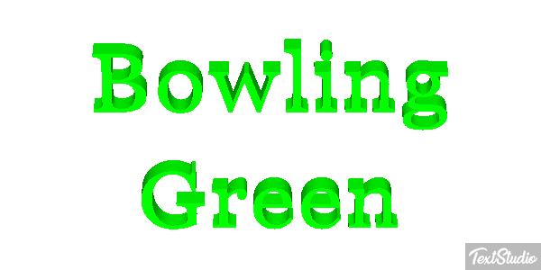Bowling Green Effetto testo