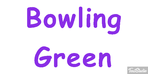 Bowling Green Effetto testo