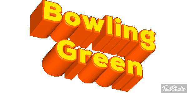 Bowling Green Effetto testo